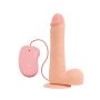 Śliczny gruby penis wibrator przyssawka pilot 23cm - 3