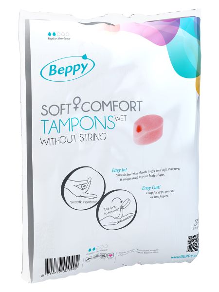 Tampony-BEPPY COMFORT TAMPONS WET 30PCS - 2