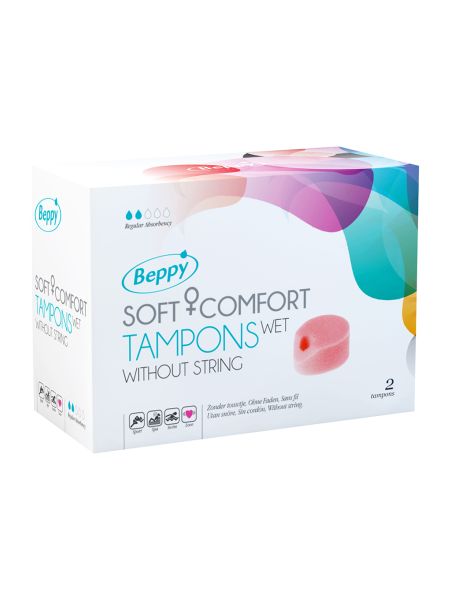 Tampony-BEPPY SOFT&COMFORT TAMPON WET 2PCS