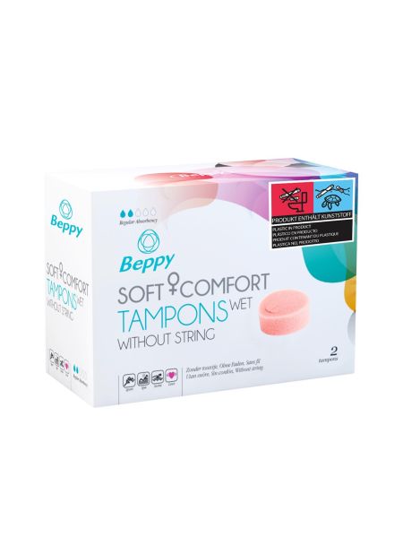 Tampony-BEPPY SOFT&COMFORT TAMPON WET 2PCS - 2