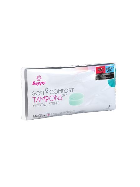Tampony-BEPPY SOFT&COMFORT TAMPONS DRY 4PCS - 2