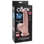 Dildo realistyczne z jądrami i przyssawką King Cock 21.5 cm - 3