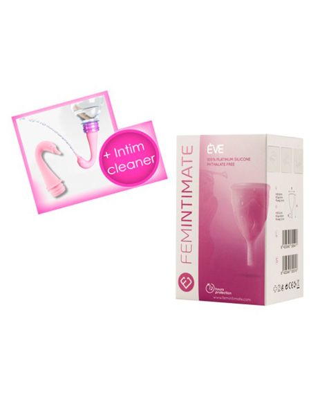 Tampony-Kapturek Menstruacyjny Eve Cup Sensitive S + cleaner