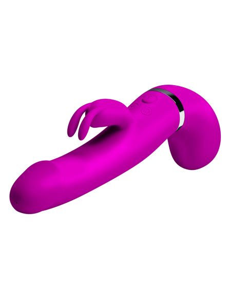 Tryskający penis wibrator sztuczna sperma 12trybów - 4