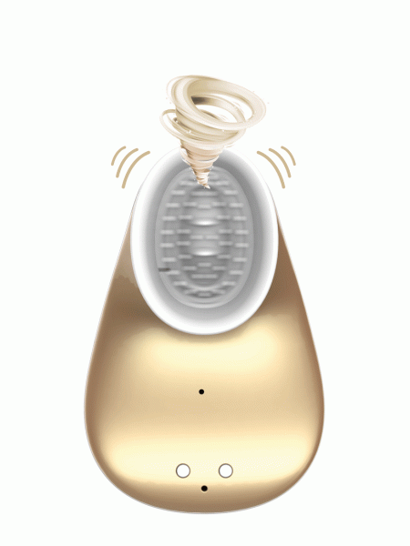 Twitch Hands - Free Suction & Vibration Toy - Gold - 2