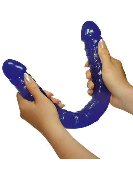 Długie podwójne dildo do lesbijskiego sexu 43 cm - 3