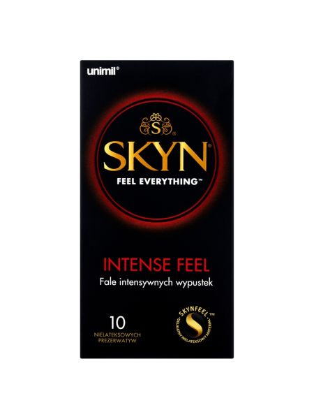 Prezerwatywy z wypustkami bez lateksu Skyn Intense Feel x10 - 2