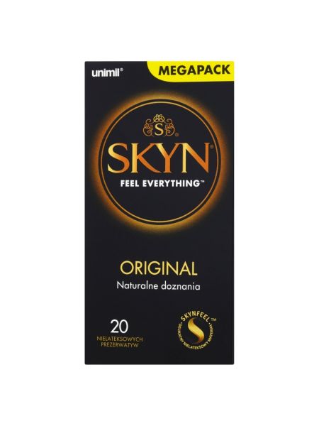 Prezerwatywy bez lateksu nawilżane Skyn Original 20 szt - 2