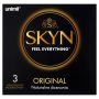 Prezerwatywy bez lateksu nawilżane Skyn Original 3 szt - 3