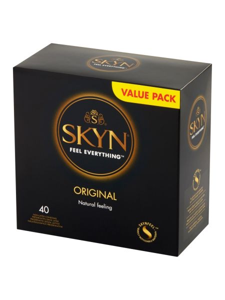 Prezerwatywy bez lateksu nawilżane Skyn Original 40 szt