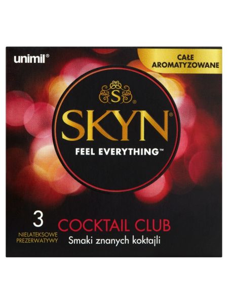 Prezerwatywy bez lateksu smakowe Skyn Cocktail Club 3 szt - 2