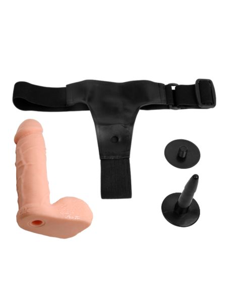 Uprząż dildo strapon lesbijskie penis członek 17cm - 4