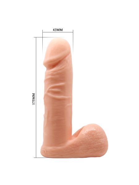 Uprząż dildo strapon lesbijskie penis członek 17cm - 8