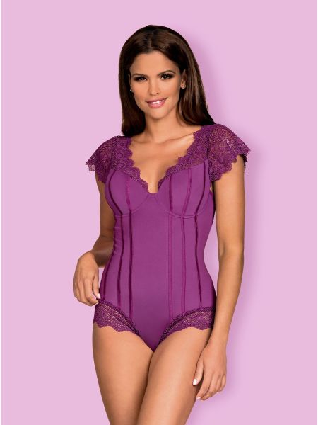 Urzekające stylowe body erotyczne obsessive l/xl - 3