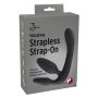 Potrójne dildo strap-on penetracja z wibracjami - 3