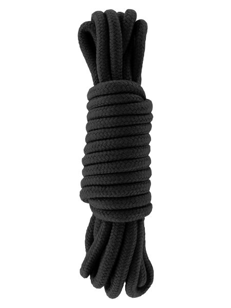 Wiązania-BONDAGE ROPE 5 METER BLACK - 2