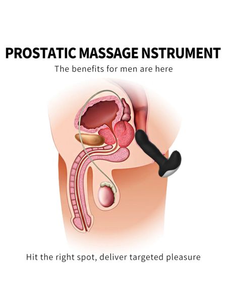 Wibrator analny podgrzewany punktu G i prostaty silikonowy na pilota - 15