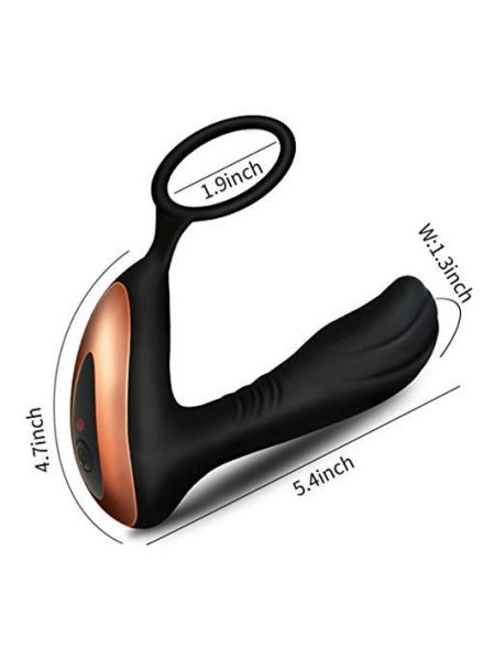 Wibrator analny masażer prostaty dla par plug - 8