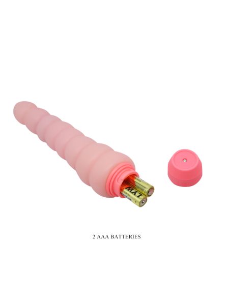 Wibrator analny waginalny wyginany elastyczny 19cm - 8