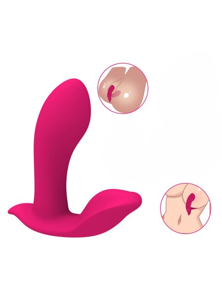 Wibrator damski sex masażer do majtek różowy - 3