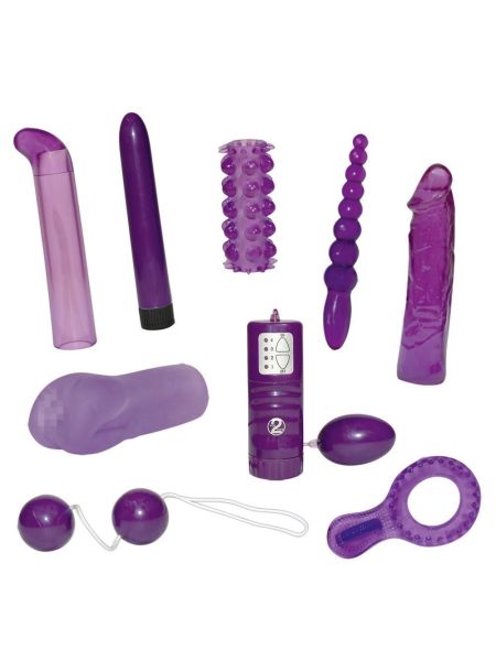 Wibrator dildo nakładki zestaw sex akcesoria x9 - 3