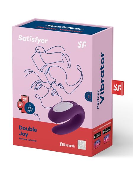 Wibrator dla par z aplikacją Satisfyer Double Joy - 7