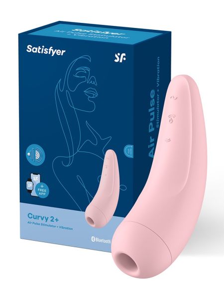 Wibrator dla par z aplikacją Satisfyer Curvy 2 +