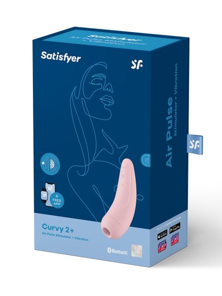 Wibrator dla par z aplikacją Satisfyer Curvy 2 + - 7