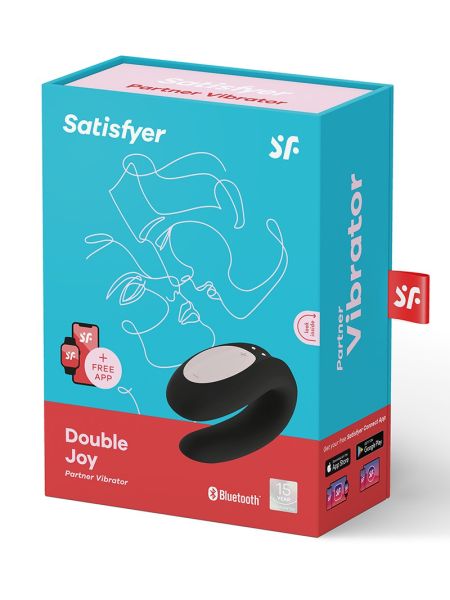 Wibrator dla par z aplikacją Satisfyer Double Joy - 7