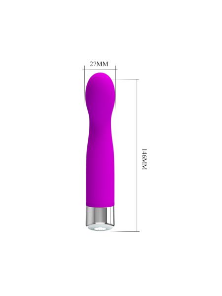 Wibrator do punktu g zagięty sex 12 trybów 14 cm - 7
