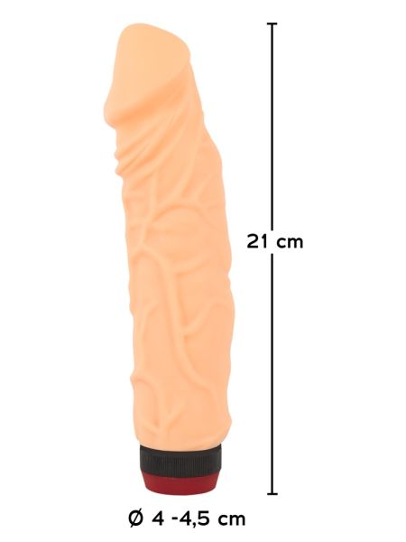Wibrator duży penis realistyczny członek sex 21cm - 15