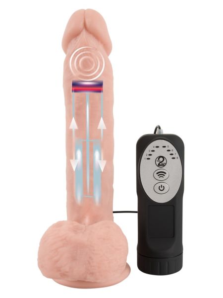 Dildo realistyczne posuw przyssawka 8trybów 21cm - 4