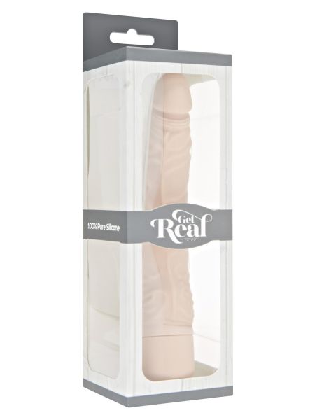 Wibrator jak penis z żyłkami naturalny 7tryb 21cm - 4