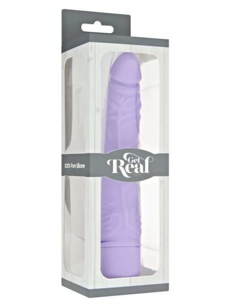 Wibrator jak penis z żyłkami naturalny 7tryb 21cm - 2