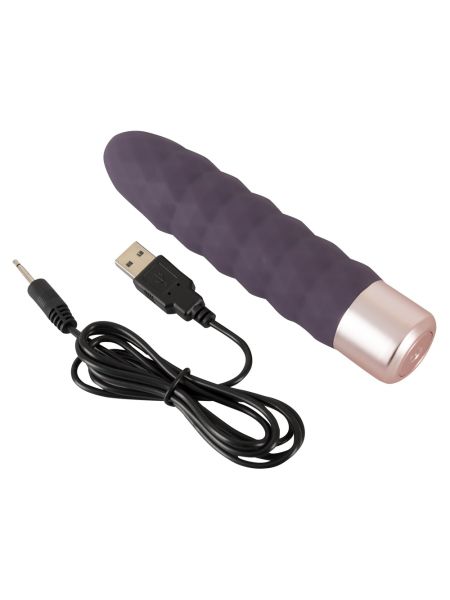 Wibrator klasyczny analny waginalny 10 trybów 15cm - 12