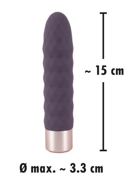 Wibrator klasyczny analny waginalny 10 trybów 15cm - 18