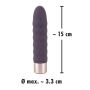 Wibrator klasyczny analny waginalny 10 trybów 15cm - 16