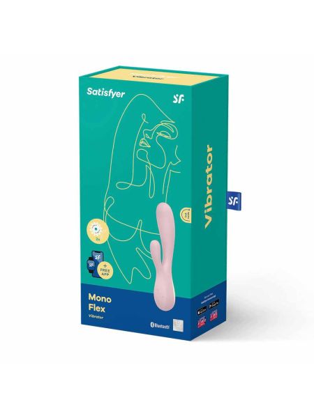 Wibrator króliczek sterowany aplikacją Satisfyer Mono Flex - 4