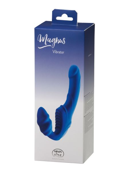 Wibrator lesbijski strap-on bez uprzęży 9 trybów - 2