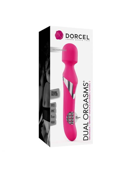 Masażer łechtaczki body wand Dorcel Dual Orgasms - 6