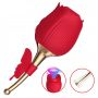 Wibrator masażer łechtaczki w kształcie róży - 5