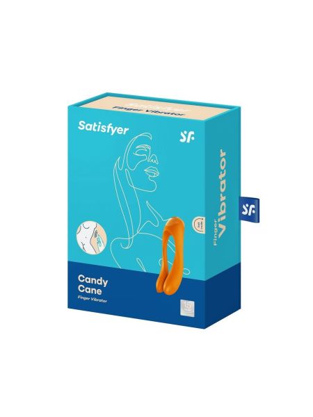 Wibrator masażer na palec satisfyer candy cane