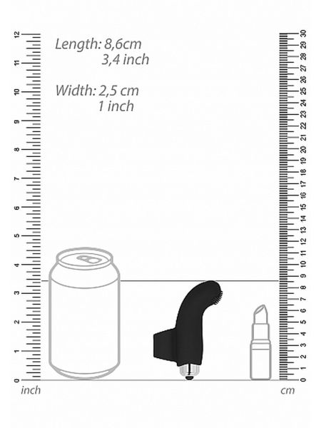 Wibrator na palec sex masażer łechtaczki 10 trybów - 3