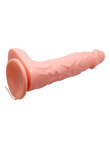 Dildo na przyssawce z rotacją obrotami sex 20cm - 4