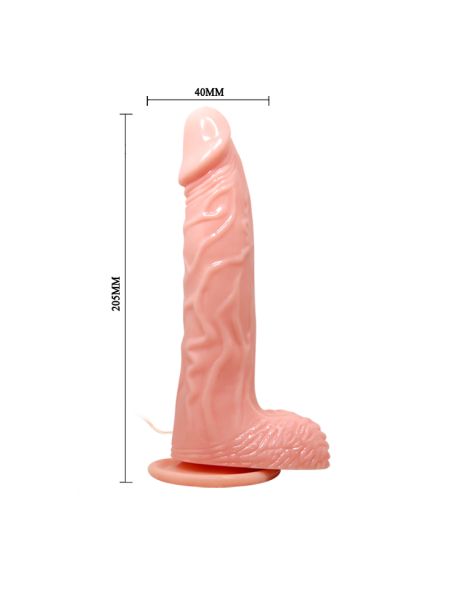 Dildo na przyssawce z rotacją obrotami sex 20cm - 5