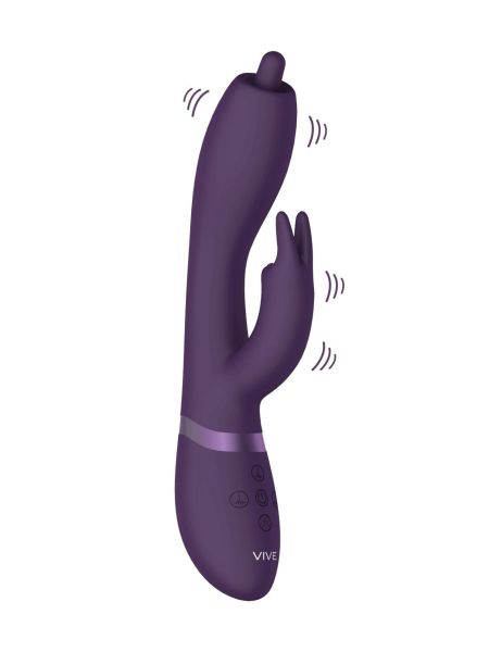 Wibrator Nilo - Pinpoint Rotating G-spot Rabbit - Purple - 3