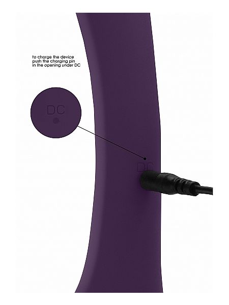 Wibrator Nilo - Pinpoint Rotating G-spot Rabbit - Purple - 4