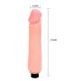 Wibrator penis naturalny z żyłkami elastyczny 23cm - 4