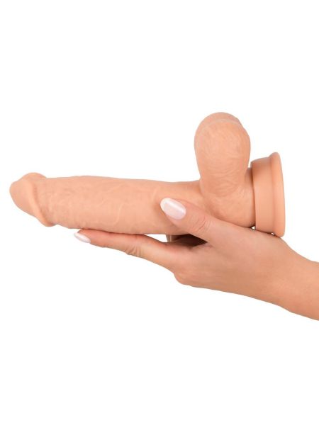 Wibrator penis przyssawka rotacja 21cm 10 trybów - 12