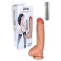 Dildo penis z cyberskóry naturalny 7trybów 25cm - 2